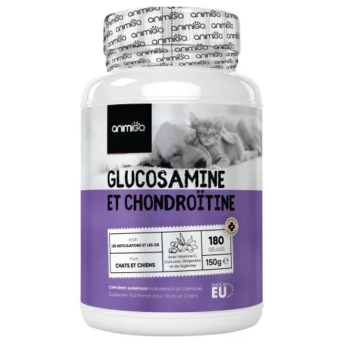 Meilleurs prix pour Glucosamine & Chondroïtine Chats et Chiens 180 Gélules pour les articulations des chiens et chats