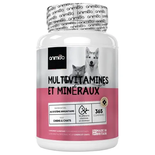 Comparer les prix de Vitamines et Minéraux Chiens et Chats - 365 Comprimés faciles à avaler pour toutes les races et tailles