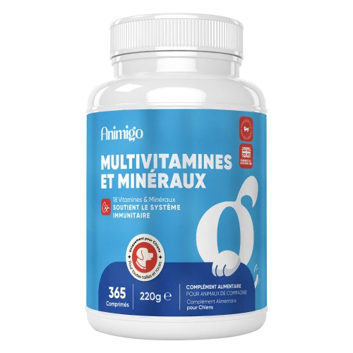 Comparer les prix de Vitamines et Minéraux Chiens et Chats - 365 Comprimés faciles à avaler pour toutes les races et tailles